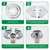 Retrofit Fire Sprinkler Escutcheon Cover Plate 1/2" IPS - Beveled