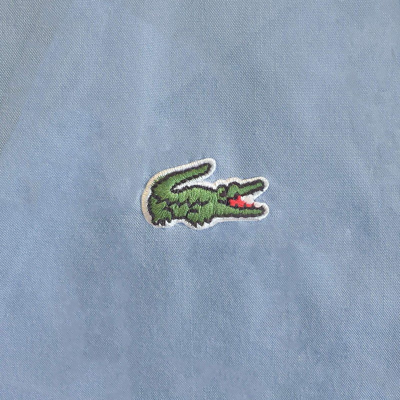 Lacoste 100% Cotton Percale Sheet Set, Solid, Allure Blue, King