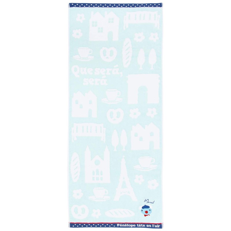 Hayashi FK207801 Face Towel, Approx. 13.4 x 31.5 inches (34