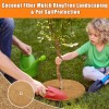 3Pack Coconut Fiber Mulch Ring, 14 Inch Coco Coir Tree