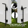 Heavy Duty Cane Bolt - 12" Gate Drop Rod for