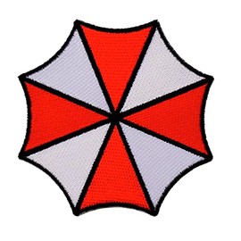 Graphic Dust Umbrella Corp Embroidered Iron On Patch 3.5x3.5 Inches Biohazard Logo Sign Star S.T.A.R.S. Police Star Raccoon Patch Badge