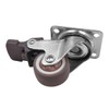 Set of 2 ZONADAH Caster Wheels 1.5 Inch Swivel Plate