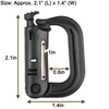 Molle Clip Tactical Multipurpose Small D-Ring Grimloc Locking Hanging Hook