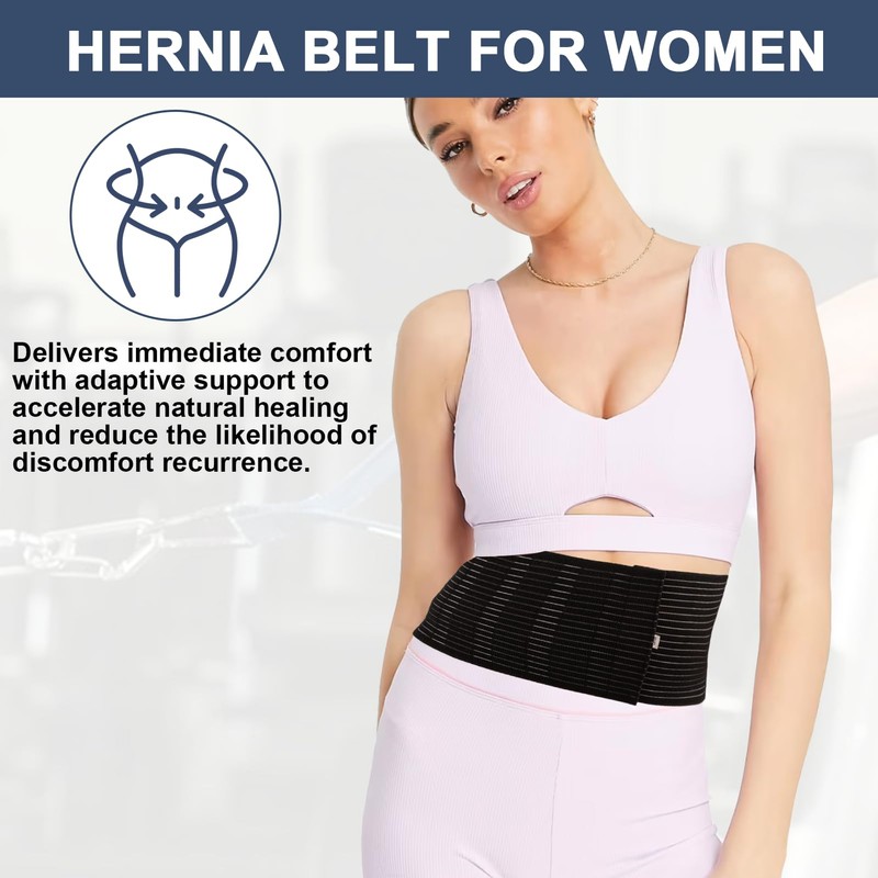 FDFuZhao Umbilical Hernia Belt for Men & Women, Abdominal Support