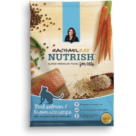 Rachael Ray Nutrish Salmon & Brown Rice Cat Food, 3lb Bag
