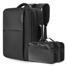Hairstylist Traveling Bag with 2 Pouches, Professional Cosmetology Bags for Supplies, Hairdresser Bag with Adjustable Dividers, Hair Tools Barber Bag with Insulated Pocket, Water-resistant, Black