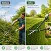 29.9" Hedge Shears for Garden Trimming – Carbon Steel Blade