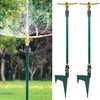ARICOR 2 Pack 3-Arm Garden Sprinkler, 360 Degree Rotation Garden