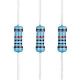 EDGELEC 100pcs 10K ohm Resistor 1/2w (0.5Watt) ±1% Tolerance Metal Film Fixed Resistor, Multiple Values of Resistance Optional