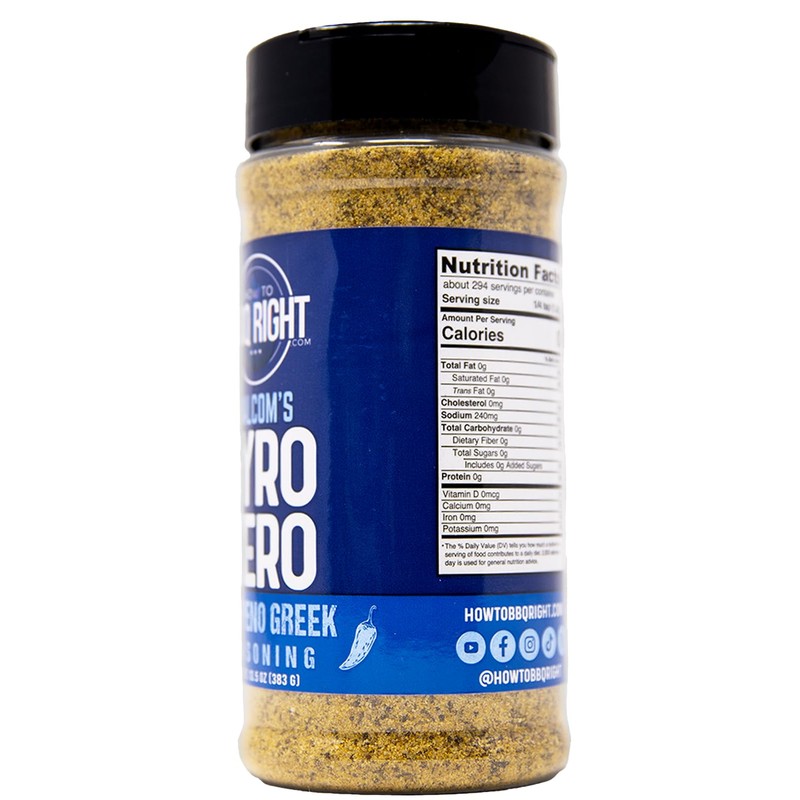 Malcom's Gyro Hero Jalapeno Greek Seasoning | Add a Tasty