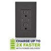 Leviton Dual Type C USB In Wall Charger 30W Power