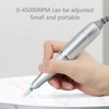 Nail Drill Machine 45000RPM Strong Motor USB Rechargeable Electric Nail