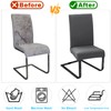 Stretch Chair Covers, Set of 6, for Dining Room Chairs,