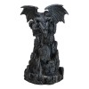 Ebros Dark Rocky Mountain Chernos Dragon Backflow Incense Tower Burner