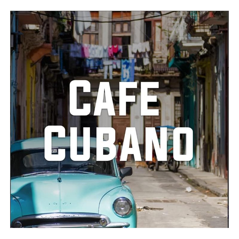 Volcanica Coffee Café Cubano, Tostado Oscuro, Café Cubano, Grano Entero,