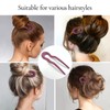 SGQTZDZQ French Twist Hair Pin ，6 PCS Matte French hair