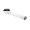 MUCOL 90 Degree Low Profile 1.5" Shower Drain Trap, 1.5"