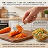 2 Pack Multifunctional Vegetable Peeler, 3-in-1 Peelers For Kitchen with