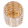 Crystal Makeup Brush Holder European Style Rounded Crystal Glass Cosmetic