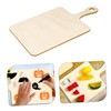 DOITOOL 5Pcs Unfinished Wood Cutting Board Smooth Craft Wood Blanks