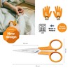 Fiskars Classic 1075057 Handicraft Scissors, Right and Left-Handed, Total Length: