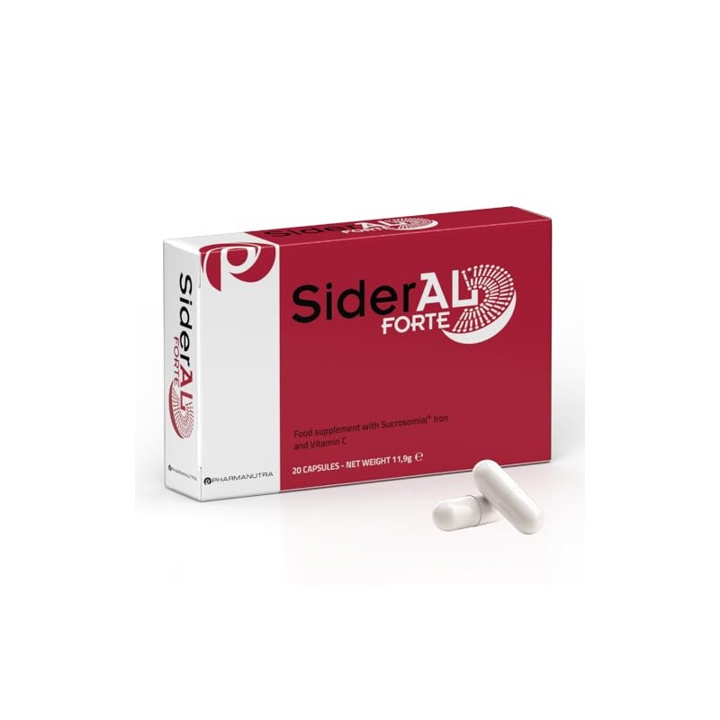 SiderAL® Forte, Iron Supplement with Vitamin C, Sucrosomial Iron® 30