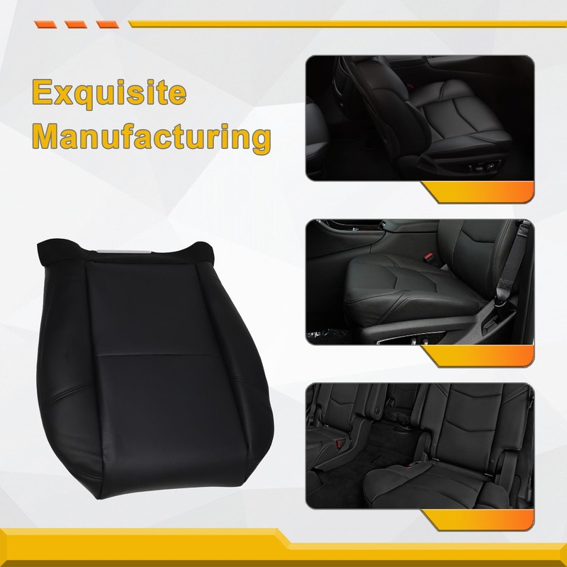 Aspaton Driver & Passenger Bottom Seat Cover Compatible with Escalade