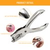 Handheld Paper Punches Metal DIY Drilling Binding Perforator Paper Punch