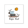 CafePress Cape Cod Sticker Square Bumper Sticker Car Decal