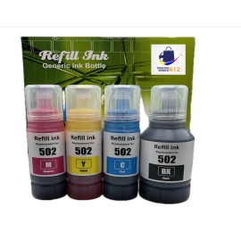 For Epson PRINTERWORLD COMPATIBLE WITH Epson 502 Ink Combo Pack For Ecotank Printer New