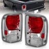 AmeriLite for 1993-1997 Ford Ranger Chrome Euro Replacement Brake Tail