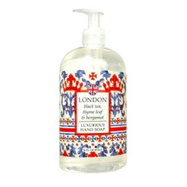 Greenwich Bay Trading Co Scented Liquid Hand Soap from the Destination Collection in Beautiful Packaging - 16 Ounce Bottle (London)
