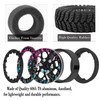RCYouHott RC 1.3 Beadlock Wheel Tires Set (4PCS) for 1/24