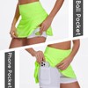 Ultrafun Women's Active Tennis Golf Skort Pleated Athletic Sports Running