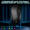 SOLAKAKA SM850 Gaming Mouse Wireless, 24000 DPI, 55g Lightweight Mouse