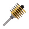 WSOOX Adjustable Finger Joint Router Cutter, 8mm Shank Carbide Chisel