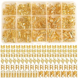210 Pcs Gold Hair Jewelry for Loc,Braids Dreadlock Braiding Hair Cuffs-Rings Gold Hair Charms for Women Adjustable Metal Dread Locks Hair Decorations 