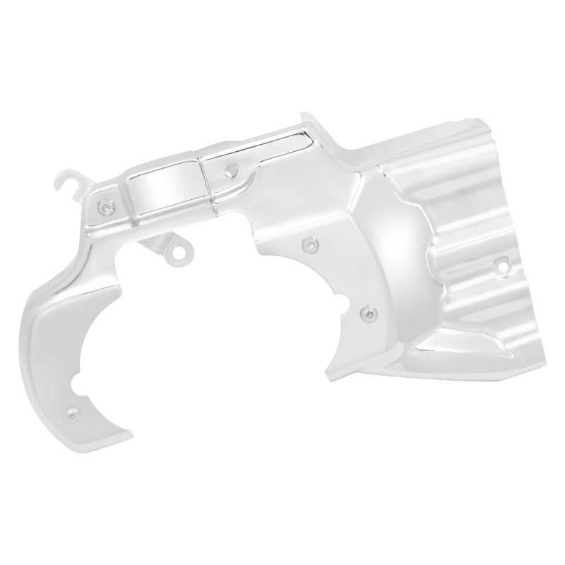 HCMOTORKU Chrome Engine Transmission Interface Cover Trim For Harley Softail