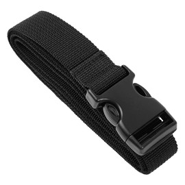 uxcell Luggage Straps for Suitcases Add a Bag, 41" L x 1" W Travel Belt for Luggage Adjustable, add a Bag Luggage Belt Strap for Women & Men, Hands-Free for Airport, 1PC Black