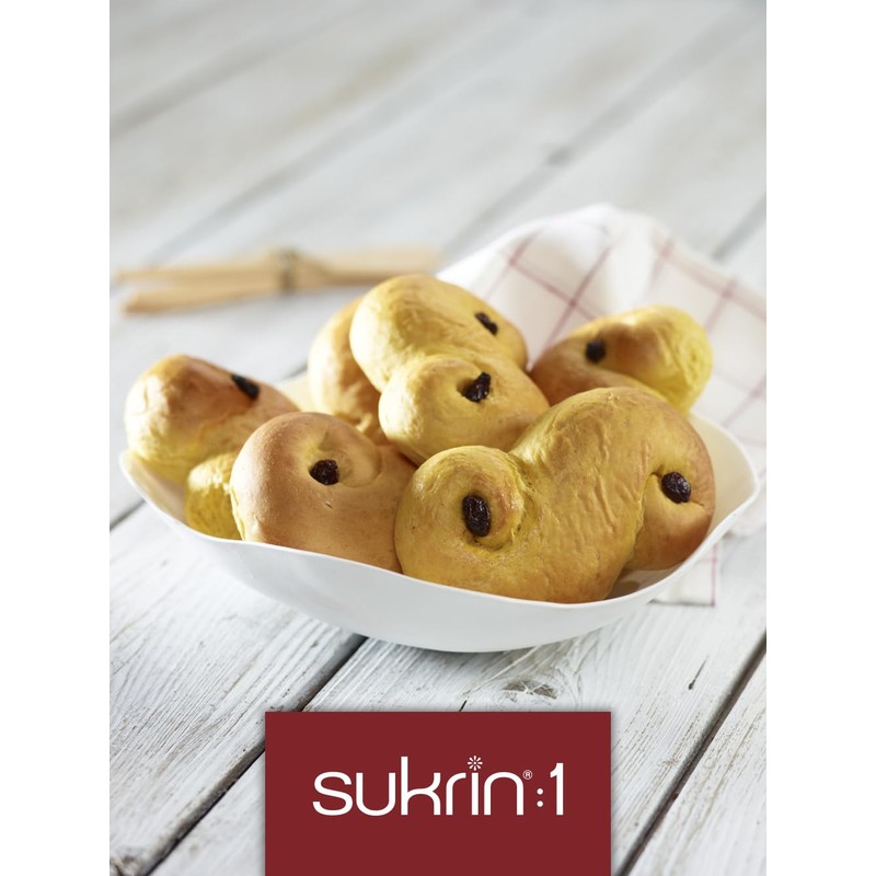 Sukrin:1 - All Natural Sugar Substitute with Erythritol & Stevia,
