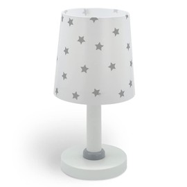 Dalber Children's Table Lamp Bedside Lamp Star Light Stars White Grey 82211B, E14