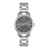 Reloj Bulova Classic 96l272 Correa Plateado Bisel Plateado Fondo Gris