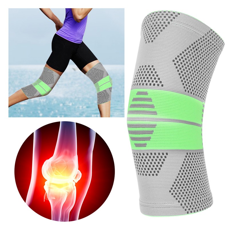 2Pcs Quality Strength Training Nylon Sports Kneecap Kneepad Workout Fitness