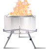 FEBTECH Adjustable Carbon Steel Fire Pit Stand - Recommended for
