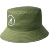 Kangol Women's Cotton Bucket Beret Hat, olive green