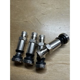 Brabus Logo Mono V 2pc /BBS /OZ Wheel Valve Stems - Made In Germany (Set 4)