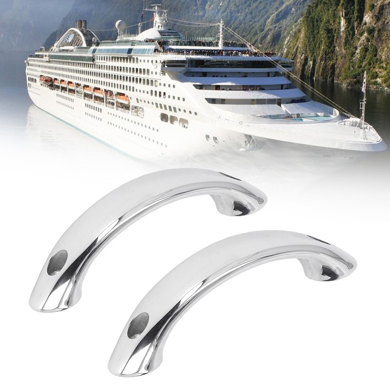 2Pcs Boat Grab Handle Marine Hand Rail 165mm 316 Stainless