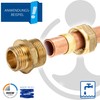 tecuro MS Compression Ring Connector, Screw-In Fitting with Cylinder Thread