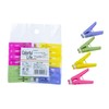 Soft Band Pinch, 14 pcs, Set of 6, Clothespins, Non-marking